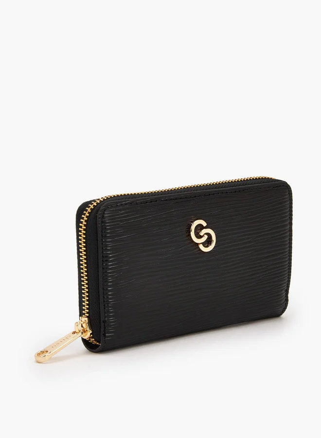 سيليست Textured Zip Around Wallet
